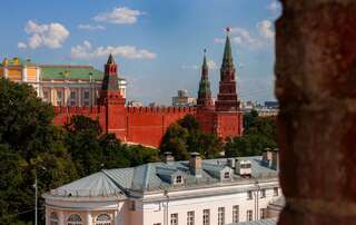 Отель МИРРОС Отель Москва Кремль Москва Стандарт c видом на Кремль с двуспальной кроватью-6